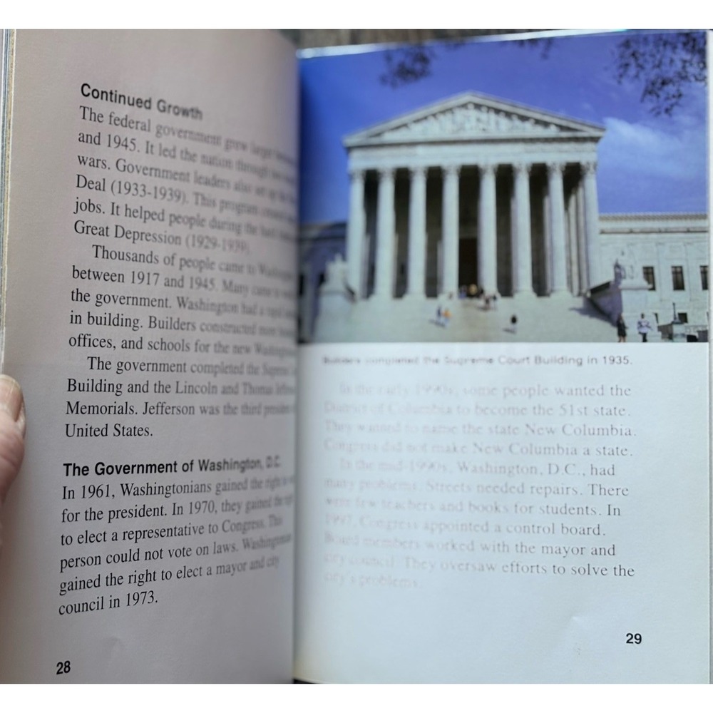 2 Capstone One Nation Books Washington DC & Maryland by Patricia K. Kummer - Picture 7 of 8